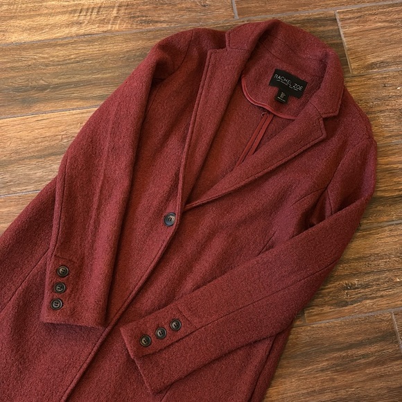 NWOT Rachel Zoe Wool Duster Coat - Picture 2 of 6